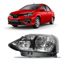 Farol Etios 2017 2018 2019 Mascara Negra