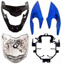 Farol Fazer 150 Carenagem Bananinha Aba Superior Suporte Farol Aranha Cores Farol Fazer 150 Carenagem Bananinha Aba Superior Suporte Farol Aranha Cores