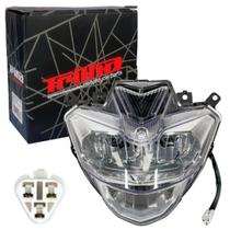 Farol Fazer FZ25 a Bloco Optico Full Led Lente Cristal
