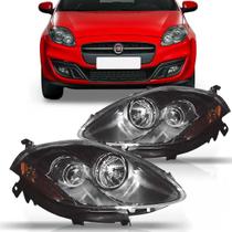 Farol Fiat Bravo 2010 2011 2012 2013 2014 2015 2016 Fume Black Farol Fiat Bravo 2010 2011 2012 2013 2014 2015 2016 Fume Black