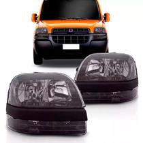 Farol Fiat Doblo 2003 2004 2005 2006 2007 2008 Máscara Negra Farol Fiat Doblo 2003 2004 2005 2006 2007 2008 Máscara Negra