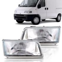 Farol fiat ducato 1994 a 2004 cromado depo