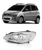 Farol Fiat Idea 2011 A 2016 Cromado Lado ESQUERDO Farol Fiat Idea 2011 A 2016 Cromado Lado ESQUERDO