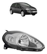Farol Fiat Punto 2012 2013 2014 2015 2016 Cromado Lado Direito