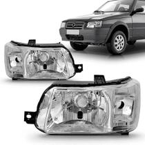 Farol fiat Uno cromado de 2004 a 2013 Farol fiat Uno cromado de 2004 a 2013