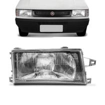 Farol Fiat Uno Fiorino Elba lente de Vidro 1991 a 2003 Farol Fiat Uno Fiorino Elba lente de Vidro 1991 a 2003