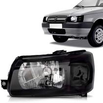 Farol Fiat Uno Fire Fiorino 2004-2013 Máscara Negra