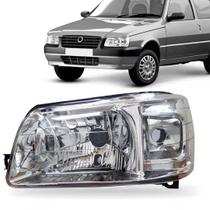 Farol Fiat Uno Mille Fire Economy Fiorino Cromado 2004/2012