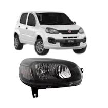 Farol Fiat Uno Way 2015 a 2019 Fume Direito Farol Fiat Uno Way 2015 a 2019 Fume Direito