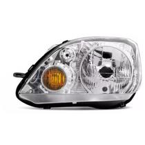 Farol Fiesta Courier Pisca Ambar Foco Simples Máscara Cromada 2003 2004 2005 2006
