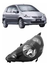 Farol Fit 2003/2007 Mascara Negra Lado Esquerdo Farol Fit 2003/2007 Mascara Negra Lado Esquerdo
