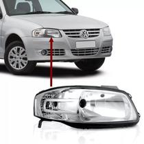 Farol Foco Simples Cromado VW Gol Parati Saveiro G4 Direito Farol Foco Simples Cromado VW Gol Parati Saveiro G4 Direito