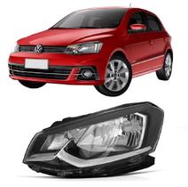 Farol Foco Simples Friso Cromado Gol Voyage G7 2017 Esquerdo