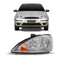 Farol Focus Eletrico/manual 2004 A 2008 Cromado Farol Focus Eletrico/manual 2004 A 2008 Cromado