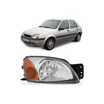 Farol ford fiesta 2000 até 2004 courier 2000 até 2013 direito ambar Farol ford fiesta 2000 até 2004 courier 2000 até 2013 direito ambar