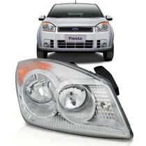 Farol Ford Fiesta 2007 2008 2009 Cromado