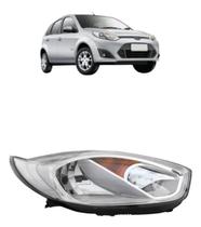 Farol Ford Fiesta 2011 2012 2013 2014 Cromado Lado Direito Farol Ford Fiesta 2011 2012 2013 2014 Cromado Lado Direito