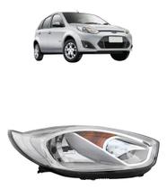 Farol Ford Fiesta 2011 2012 2013 2014 Cromado Lado Direito
