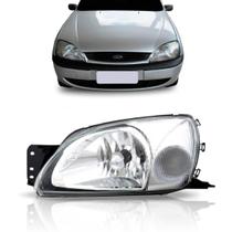 Farol Ford Fiesta Courier 2001 2002 Cromado Farol Ford Fiesta Courier 2001 2002 Cromado