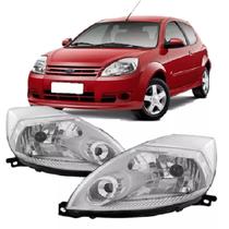 Farol Ford Ka 2008 2009 2010 2011 2012 2013 Cromado Farol Ford Ka 2008 2009 2010 2011 2012 2013 Cromado