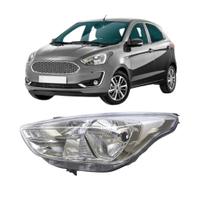 Farol Ford Ka 2019 a 2023 Cromado Esquerdo