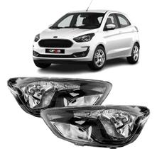 Farol Ford Ka sedan 2015 2016 2017 2018 Mascara Negra Unidade