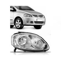 Farol Fox 04/09 Foco Duplo Cromado Lado Direito Farol Fox 04/09 Foco Duplo Cromado Lado Direito