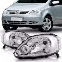 Farol fox 2004 cromado lado esquerdo ou direito