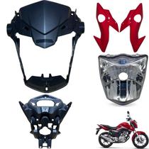 Farol Frontal Frente Cg Titan 160 modelo 2016 / 2021 Com Aranha Farol Frontal Frente Cg Titan 160 modelo 2016 / 2021 Com Aranha