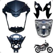 Farol Frontal Frente Cg Titan 160 Modelo 2016 Até 2021 Com Aranha do Painel