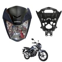 Farol Frontal Frente Cg Titan 160 modelo 2022 / 2024 Com Aranha
