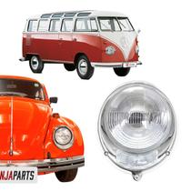 Farol Fusca 63 a 72 Kombi até 75 Tremendão Pisca Aro Cromado