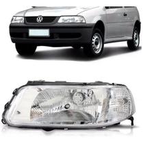 Farol gol 1999 a 2005 g3 masc cromada com defletor foco simples le