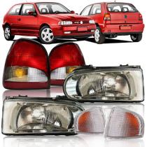 Farol Gol Bola 95 96 97 98 99 G2 + Piscas Cristal + Lanterna Tricolor Farol Gol Bola 95 96 97 98 99 G2 + Piscas Cristal + Lanterna Tricolor