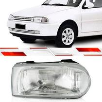 Farol gol g2 parati g2 saveiro g2 ld sem máscara metalizada