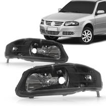 Farol Gol G4 2005 A 2014 Mascara Negra Lado Direito