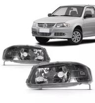 Farol Gol G4 2006 07 08 09 10 11 12 13 14 Mascara Cinza Par