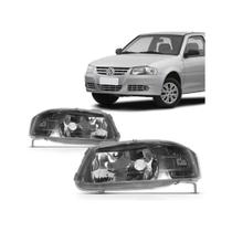 Farol Gol G4 2006 Esquerdo Máscara Cinza