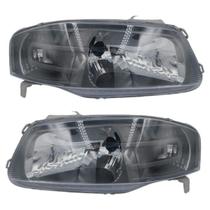 Farol Gol G4 Parati Saveiro 2006 2007 2008 A 2014 Mascara Cinza.