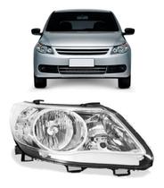 Farol Gol G5 2009 A 2012 Foco Duplo Cromado