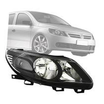 Farol gol g5 foco duplo mascara negra 09 a 12 lado direito