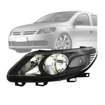 Farol gol g5 foco duplo mascara negra 09 a 12 lado esquerdo