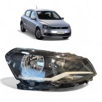 Farol Gol G6 2013 a 2016 Mascara Negra Foco Simples Monopar