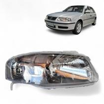 Farol Gol GIII 99/05 Mascara Negra Foco Simples Monoparabola