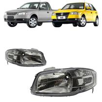 Farol Gol Parati Saveiro G4 2005 A 2008 Cromado Arteb Esquerdo