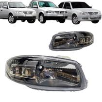 Farol Gol Parati Saveiro G4 2005 A 2008 Mascara Negra Arteb Direito