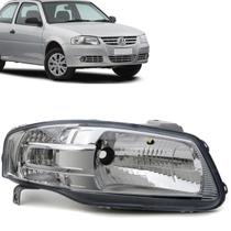 Farol Gol Parati Saveiro G4 2006 Ate 2009 LD Carcaca cinza H4 5W0941008
