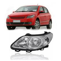 Farol Gol Voyage Saveiro G5 2009 Ate 2012 Duplo LE Mascara metalizada encaixe Arteb