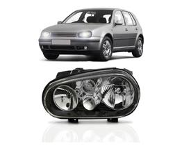 Farol Golf 1999 ate 2006 Mascara Negra Lado Esquerdo Importado BapImports Farol Golf 1999 ate 2006 Mascara Negra Lado Esquerdo Importado BapImports