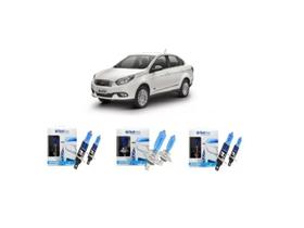 Farol Grand Siena 2010 A 2018 Kit Lâmpadas Super Brancas